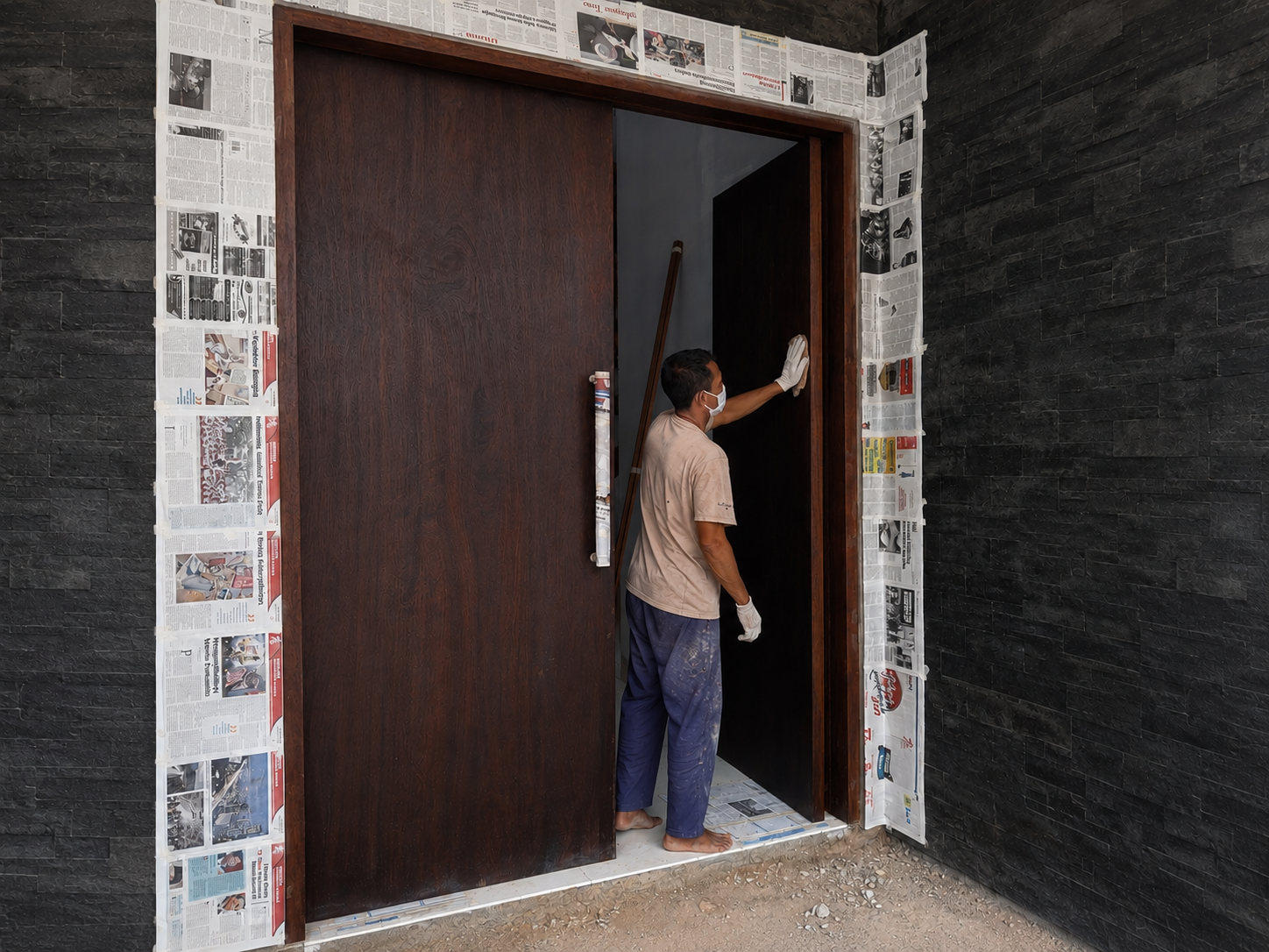 Pintu Kayu Solid jakarta
