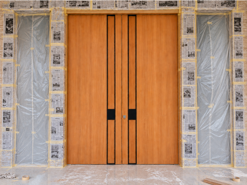 pemasangan pintu jati perhutani jakarta